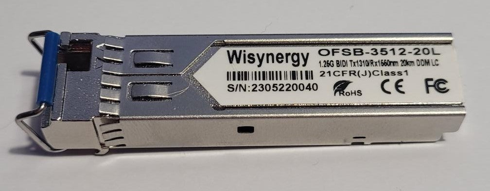 Wisynergy Networks SFP 1000 BASE Simplex LC 1310nm 20Km - Wisynergy